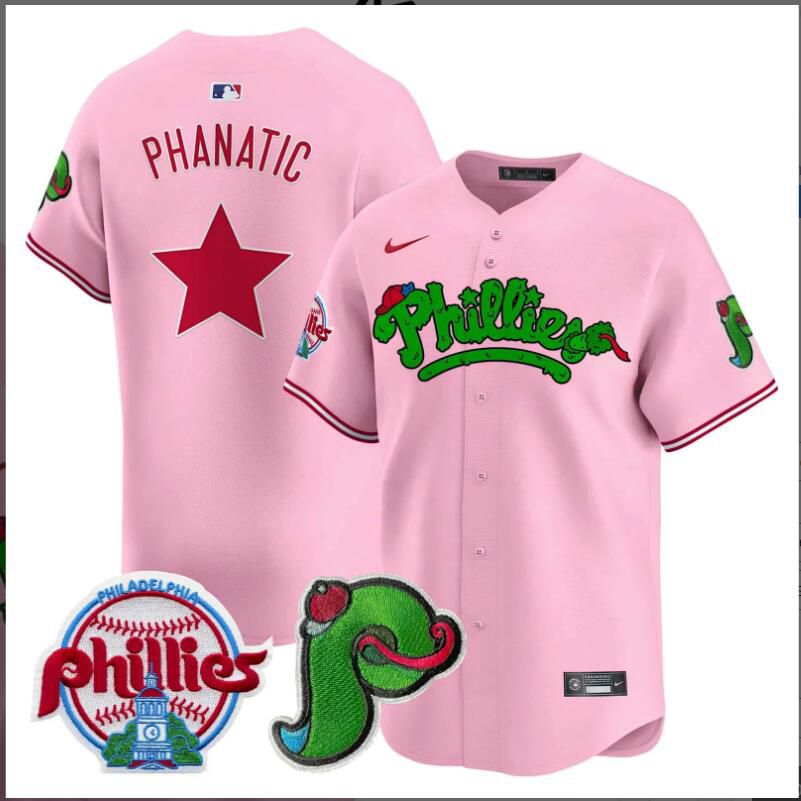 Men Philadelphia Phillies Phanatic pink Limited 2024 MLB Nike jersey